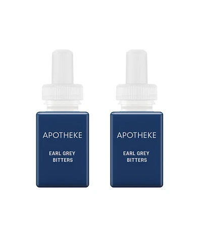 Pura Apotheke Home Scent Refill - Earl Grey Bitters - Smart Home Air Diffuser Fragrance - Up to 120-Hours of Luxury Fragrance per Refill