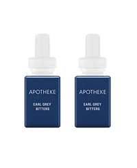 Pura Apotheke Home Scent Refill - Earl Grey Bitters - Smart Home Air Diffuser Fragrance - Up to 120-Hours of Luxury Fragrance per Refill