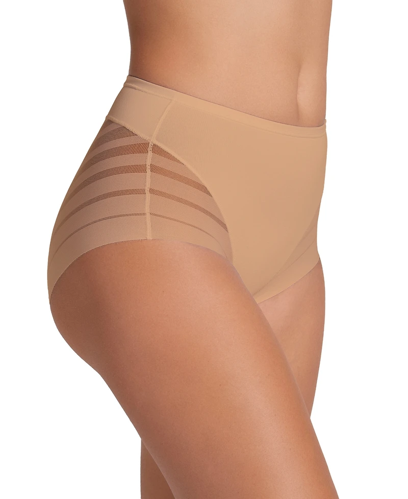 Leonisa Women's Lace Stripe Undetectable Classic Shaper Panty
