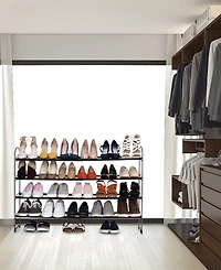 Seville Classics 4-Tier Expandable Shoe Rack