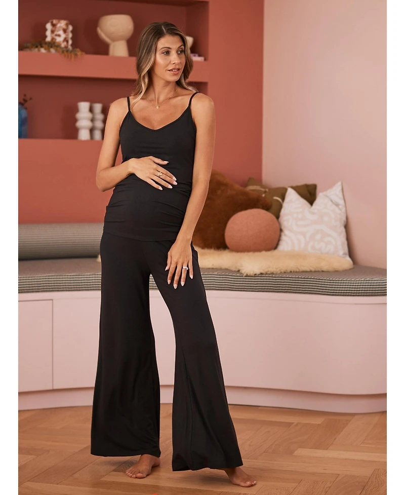 Angel Maternity Wide Leg Lounge Pants