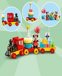 Lego Duplo 10941 Disney Junior Mickey & Minnie Birthday Train Toy Building Set with Pluto Minifigure