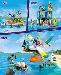 Lego Friends 41752 Sea Rescue Plane Toy Adventure Building Set