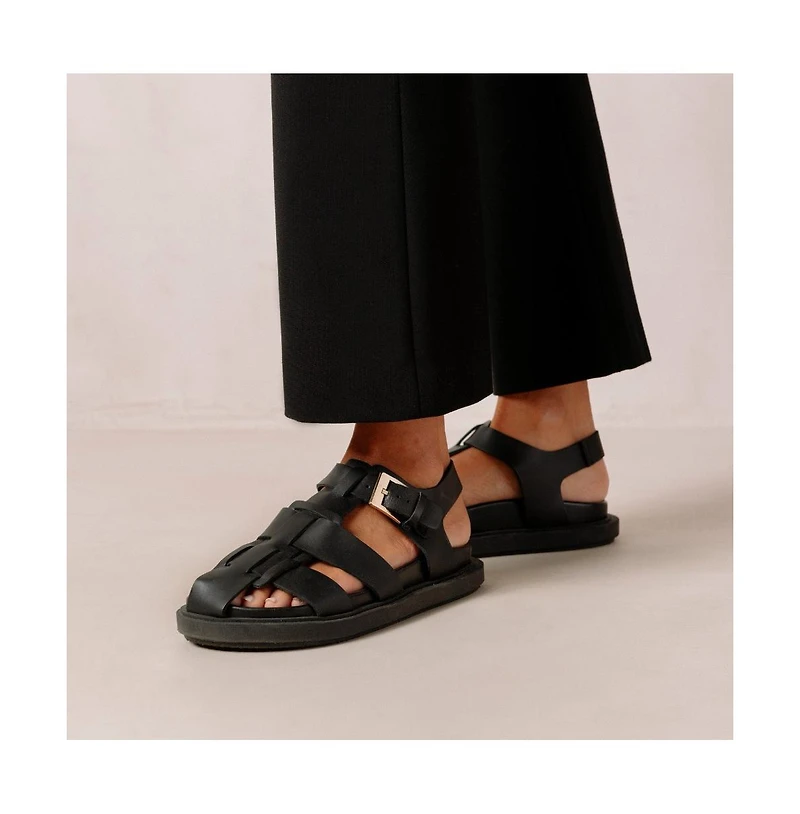 Alohas Women's Backbone Leather Sandals