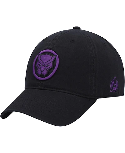 Men's Marvel Black Black Panther Dad Adjustable Hat