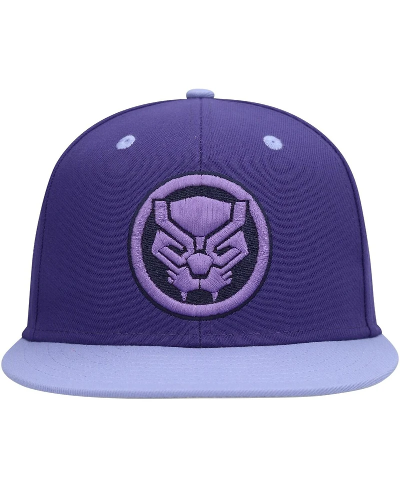 Men's Marvel Purple Black Panther Fitted Hat