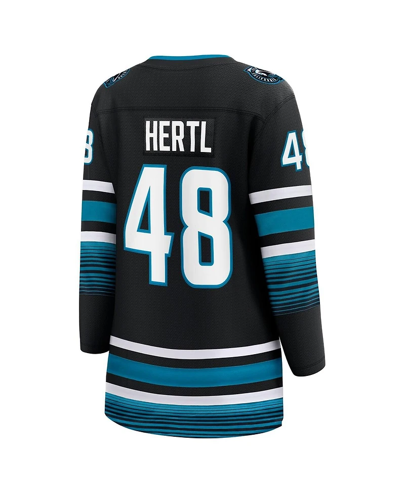 Women's Fanatics Tomas Hertl Black San Jose Sharks Alternate Premier Breakaway Player Jersey