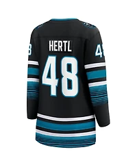 Women's Fanatics Tomas Hertl Black San Jose Sharks Alternate Premier Breakaway Player Jersey