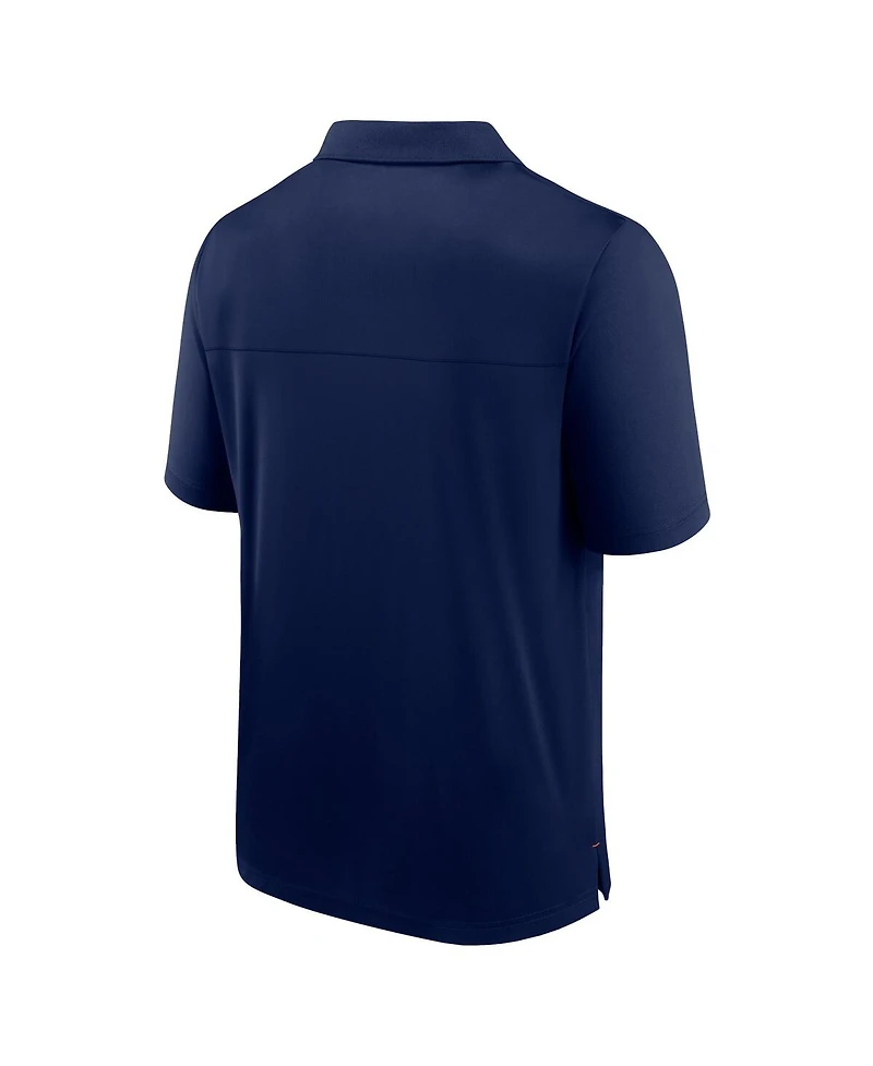 Men's Fanatics Navy Detroit Tigers Fitted Polo Shirt