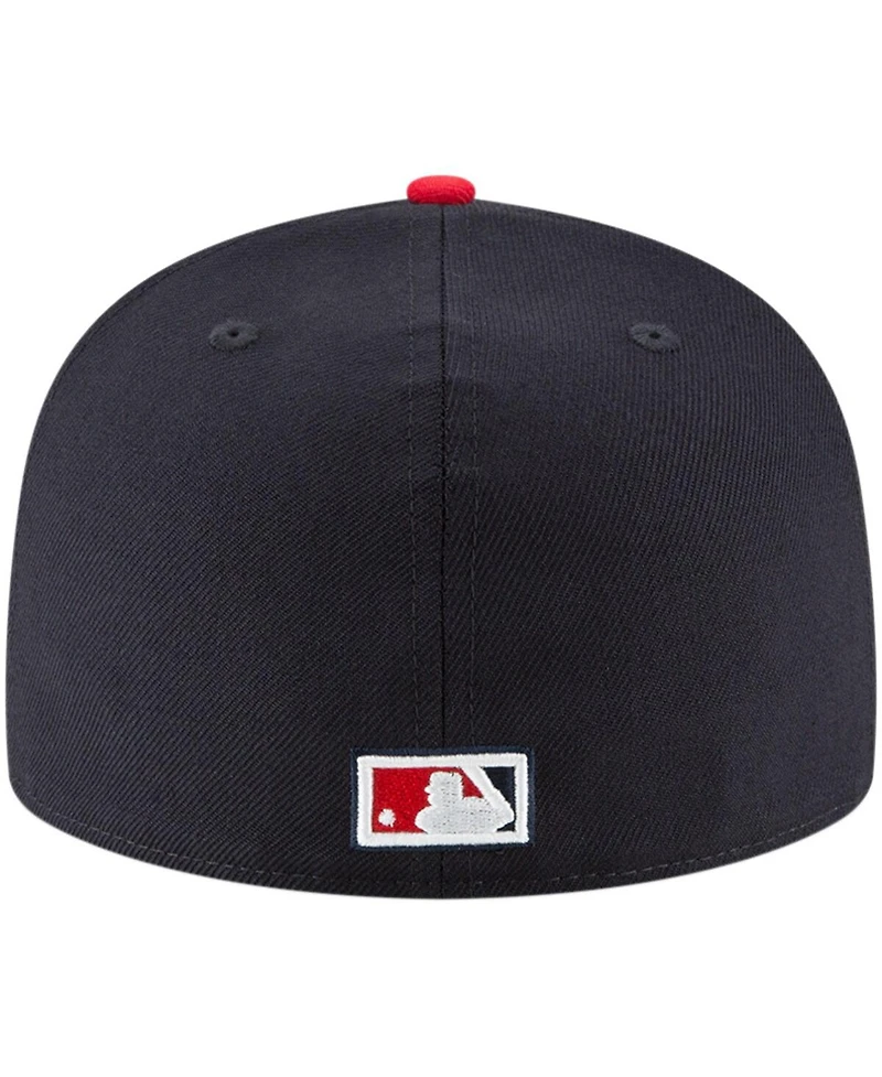 Men's New Era Navy Washington Senators Cooperstown Collection Wool 59FIFTY Fitted Hat