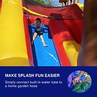 HeroKiddo 15 Pirate Ship Commercial Grade Bounce House Water Slide for Kids and Adults (with Blower), Outdoor Indoor, Wet Dry Use, Big Inflatable, Bir