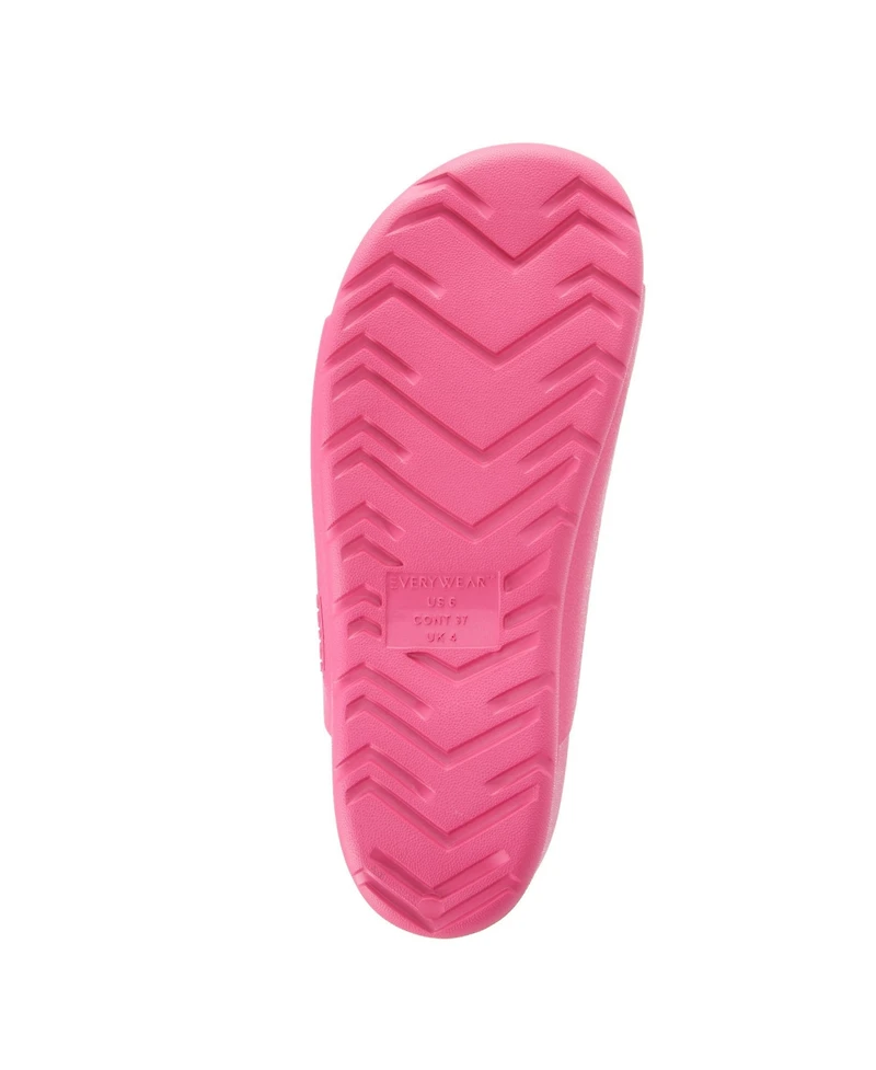 Totes Women's Double Buckle Adjustable Slide with Everywear
