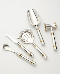 Reed & Barton Roseland Metal Bar Tool, Set of 5
