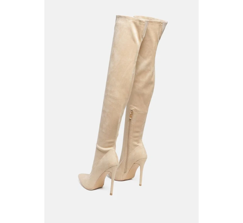 Tilera Stretch Over The Knee Stiletto Boots