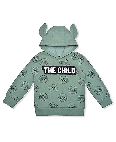 Little Boys and Girls Grogu Green The Mandalorian Tie-Dye Pullover Hoodie