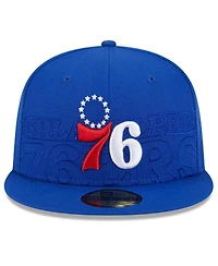 Men's New Era Royal Philadelphia 76ers 2023 Nba Draft 59FIFTY Fitted Hat