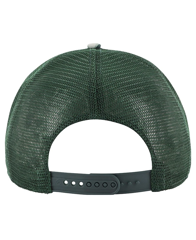 Men's '47 Brand Green Oakland Athletics Tropicalia Trucker Hitch Adjustable Hat