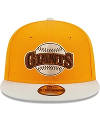 Men's New Era Gold San Francisco Giants Tiramisu 9FIFTY Snapback Hat