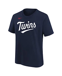 Big Boys Nike Edouard Julien Navy Minnesota Twins Name and Number T-shirt