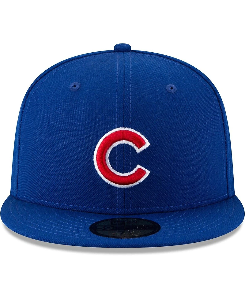Men's New Era Royal Chicago Cubs 2016 World Series Wool 59FIFTY Fitted Hat