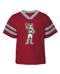 Baby Boys and Girls Crimson Oklahoma Sooners Two-Piece Red Zone Jersey Pants Set