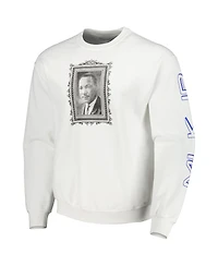 Men's and Women's Martin Luther King Jr. White Graphic Pullover Sweatshirt