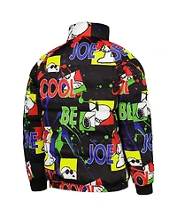 Men's Freeze Max Black Peanuts Joe Cool Raglan Full-Zip Puffer Jacket