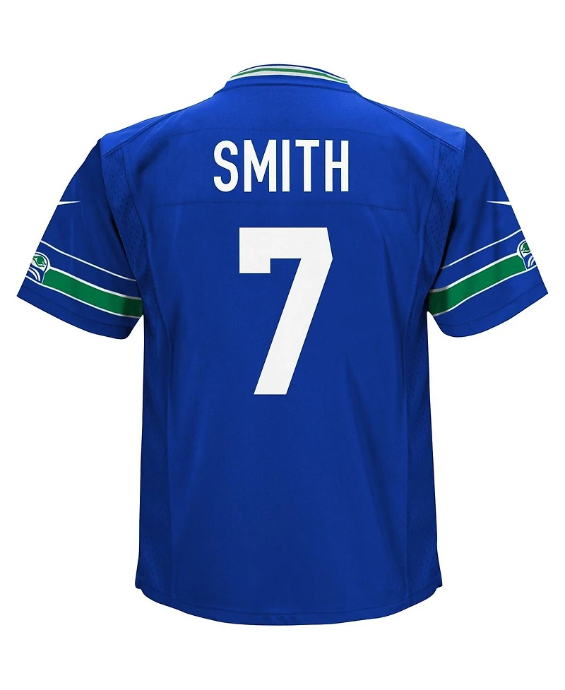 Little Boys and Girls Nike Geno Smith Royal Seattle Seahawks Game Jersey