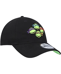 Men's New Era Black Teenage Mutant Ninja Turtles The Group Trucker 9FIFTY Snapback Hat