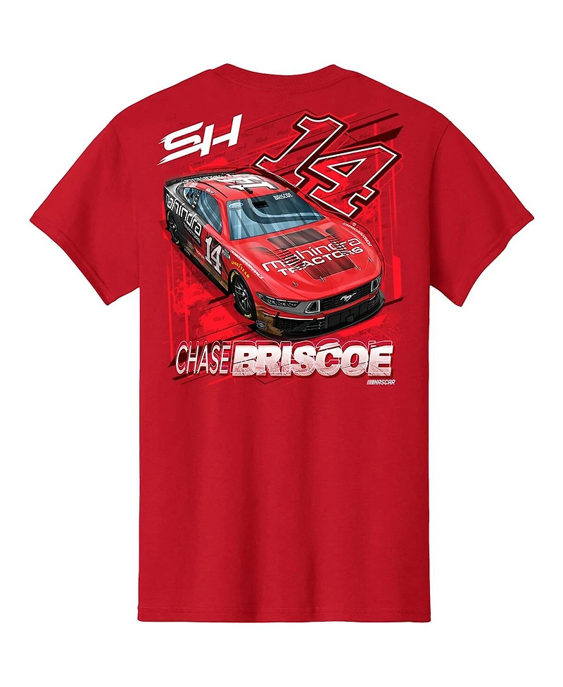 Men's Stewart-Haas Racing Team Collection Red Chase Briscoe Car T-shirt