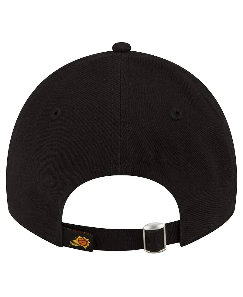 Men's New Era Black Phoenix Suns Team 2.0 9TWENTY Adjustable Hat