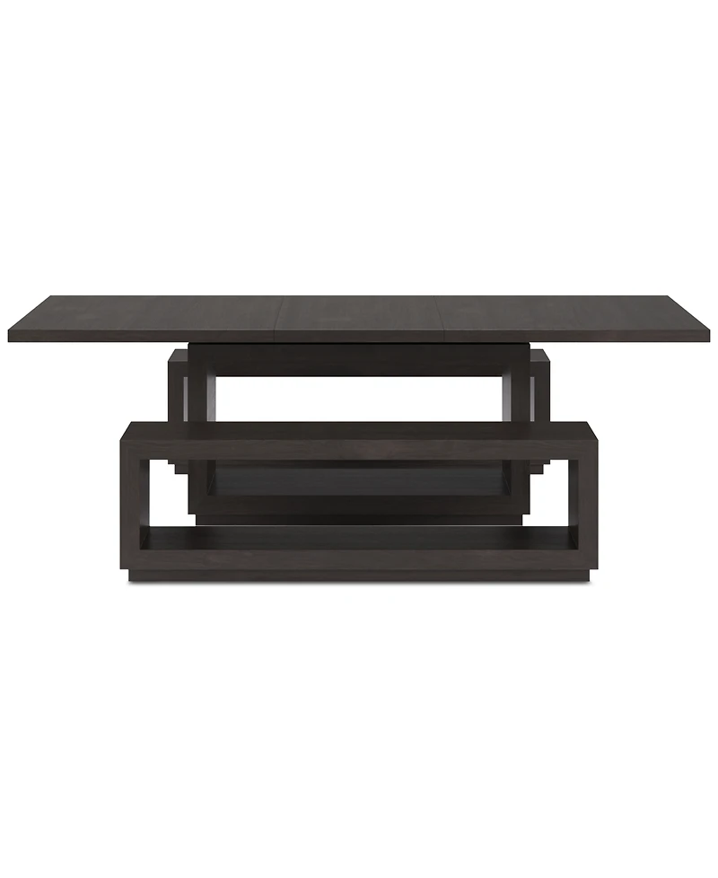 Tivie 3 Pc Dining Set (Rectangular Table + 2 Benches), Created for Macy's