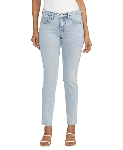 Jag Women's Cassie Mid Rise Straight Leg Jeans