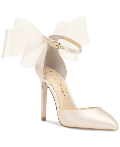 Jessica Simpson Women's Phindies Bow Ankle-Strap Pumps
