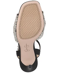 Jessica Simpson Women's Ohela Beaded Knot Ankle-Strap Dress Sandals