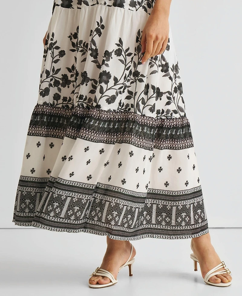 Reistor Women's Strappy Tiered Maxi Dress
