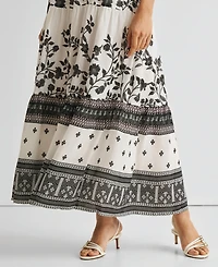 Reistor Women's Strappy Tiered Maxi Dress