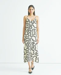 Reistor Women's Midi Slip Dress