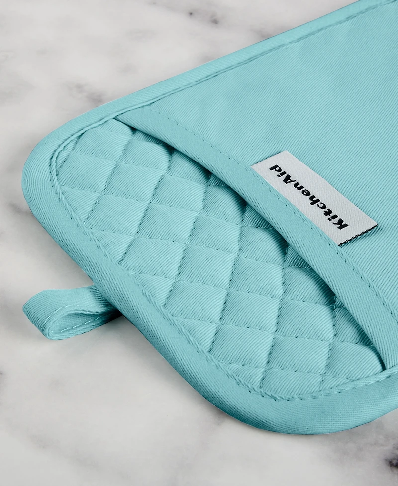 KitchenAid Asteroid Cotton Pot Holder, 2Pk, 7" x 10"