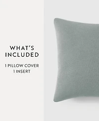 ienjoy Home Washed and Distressed Decorative Pillow, 20" x