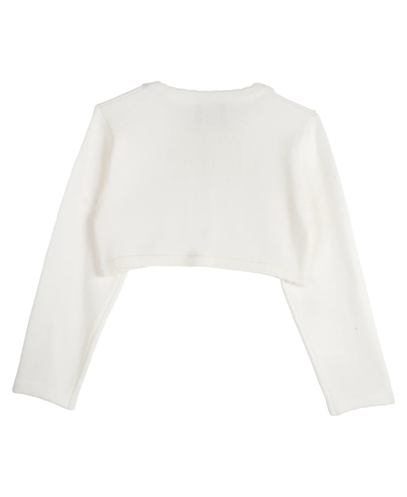 Rare Editions Toddler & Little Girls Imitation-Pearl Cardigan