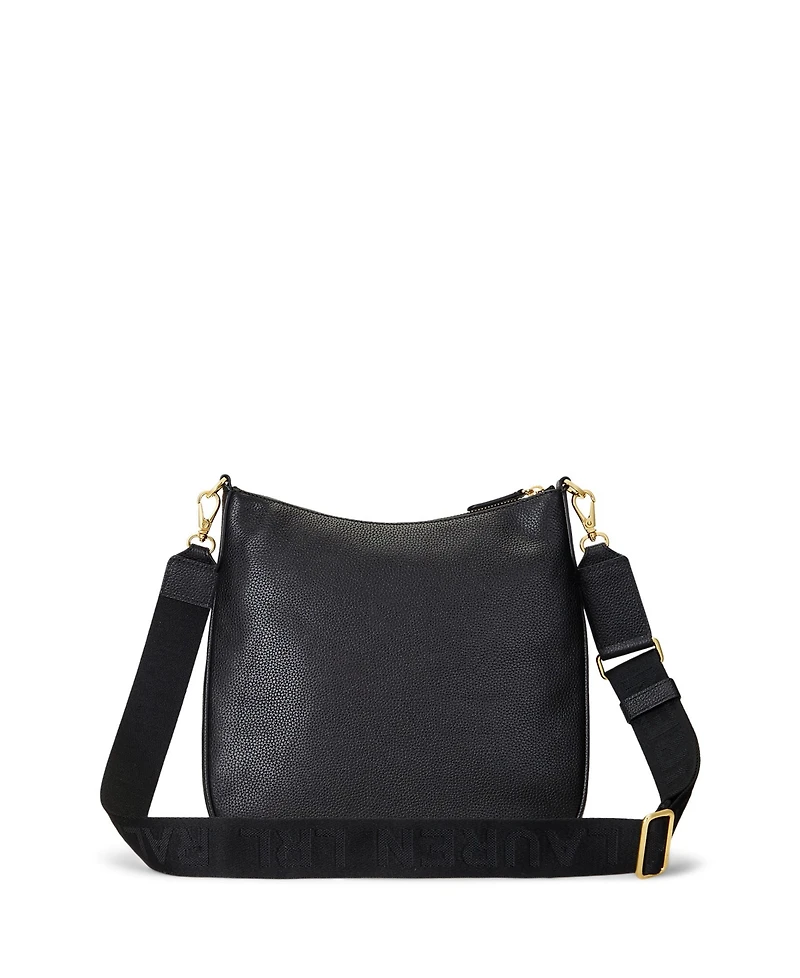Lauren Ralph Cameryn Pebbled Leather Small Crossbody