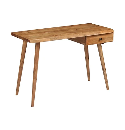 Writing Table Solid Acacia Wood 43.3"x19.7"x29.9"