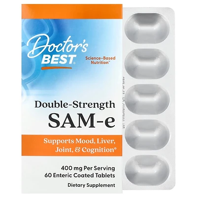 Doctor's Best Sam-e 400 mg - 60 Enteric Coated Tablets