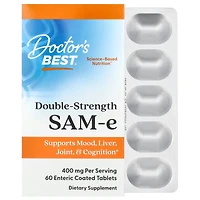 Doctor's Best Sam-e 400 mg - 60 Enteric Coated Tablets