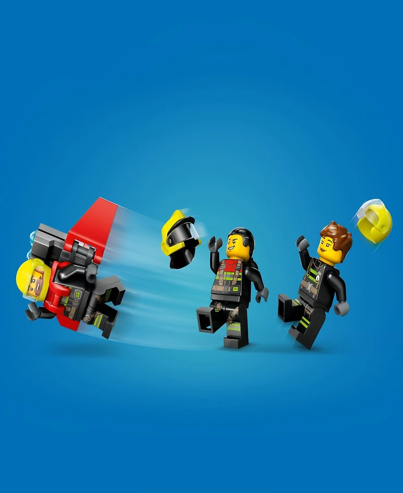 Lego City Fire Rescue Plane Toy for Kids Set 60413, 478 Pieces