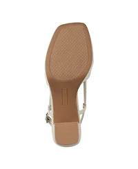 Bandolino Women's Brie Platform Strappy Dress Sandals - Light Natural Woven