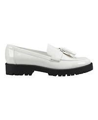 Bandolino Women's Fillup Lug Sole Tassel Loafers