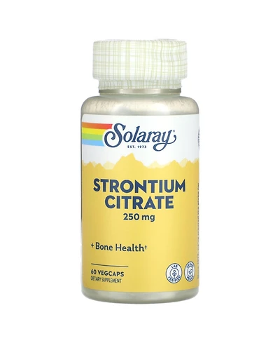 Solaray Strontium Citrate 250 mg - 60 Vegcaps