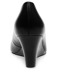 Anne Klein Women's Sophie Pointed Toe Wedge Pumps